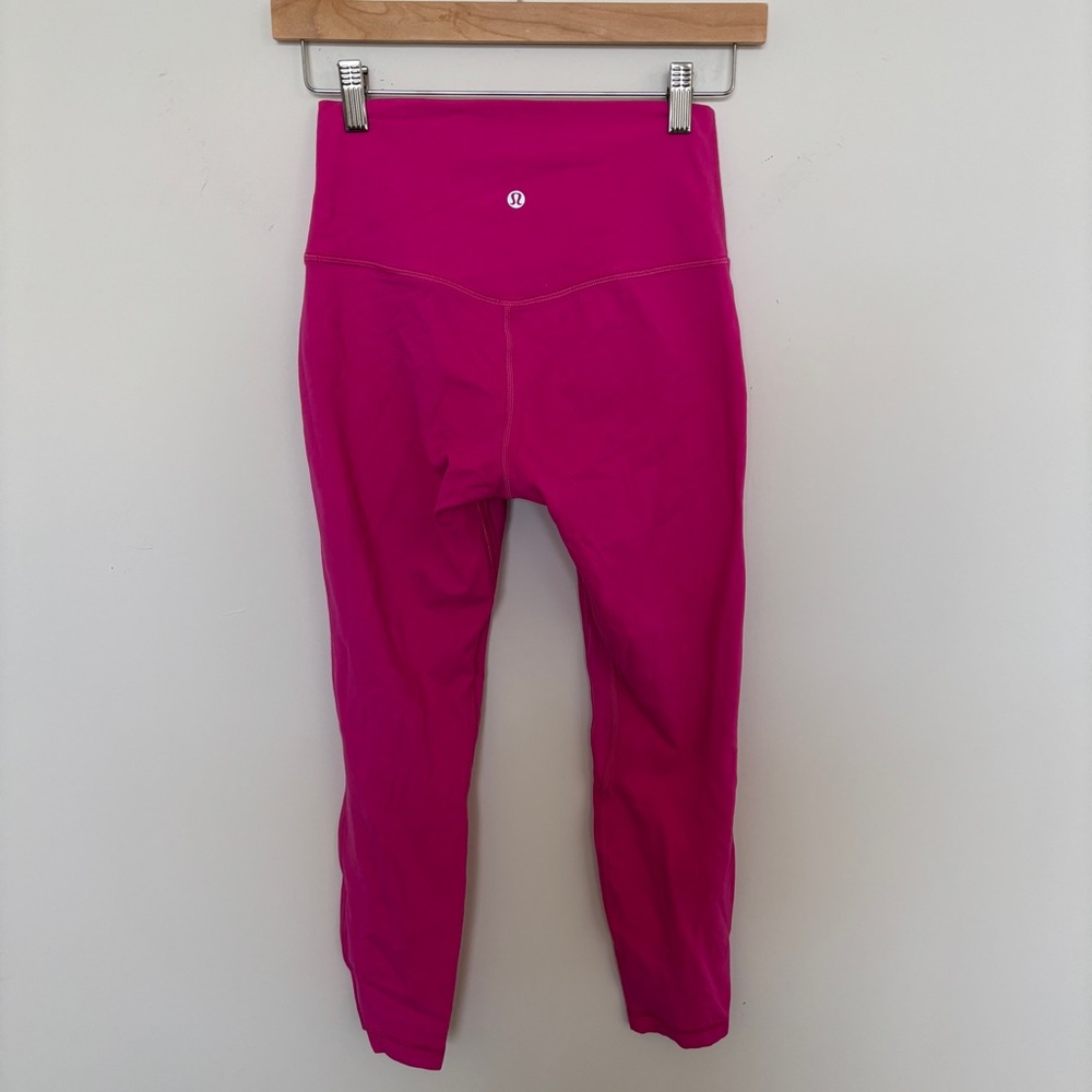 Lululemon Align Leggings High Rise Sports Yoga Pant Size 6 Sonic Pink - Picture 5 of 7